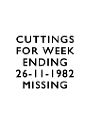 19821126 PRESS CUTTINGS MISSING CN